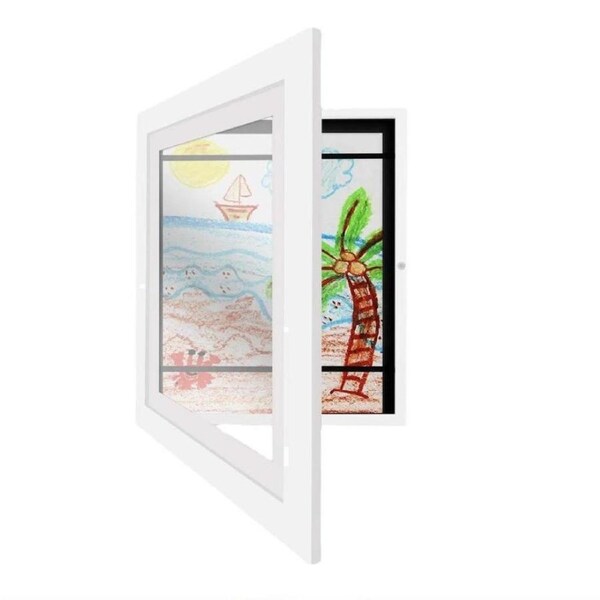 Kids Art Frames Children Art Projects Wooden Artwork Display Hold 150 Pictures