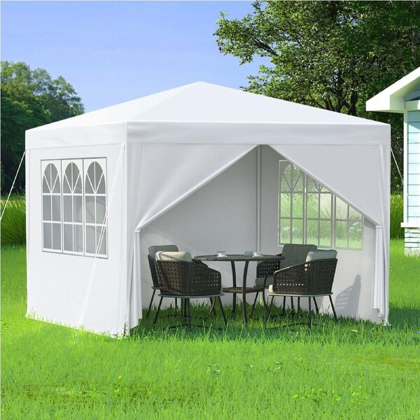 3x3m Gazebo ALFORDSON Outdoor Wedding Party Tent Camping Portable Side Wall White