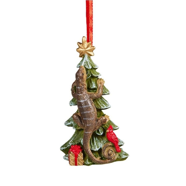 Australian Christmas Tree Decoration 8cm Goanna