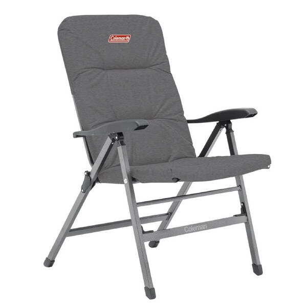 Coleman Chair Flat Fold Pioneer Heather Wide Camping Outdoor Accessories