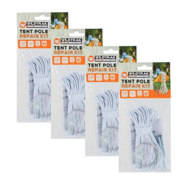 4x Wildtrak Tent Pole Repair Kit Outdoor Camping/Hiking Accessories/Equipment