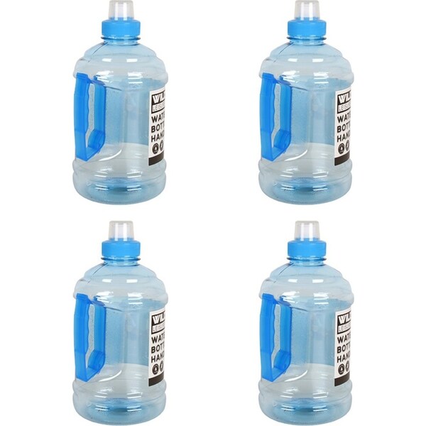 4x Wildtrak 1 Litre Water Bottle With Handle Camping Accessories/Equipment