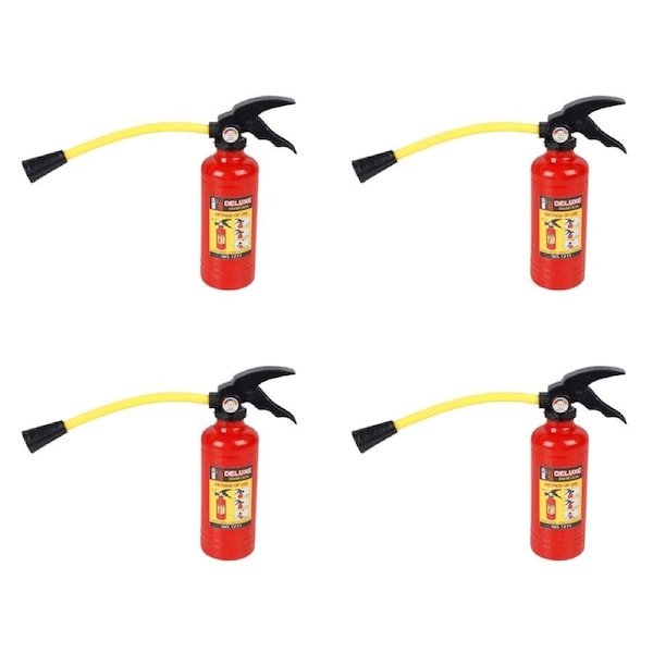 4x Razoo Fire Extinguisher Water Gun Kids/Childrens Set Game Play Toy 18x24cm 3+