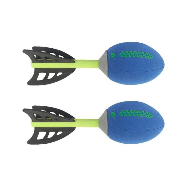 2x Razoo Aqua Splash Missle Football Outdoor Kids/Children Fun Play Toy 26cm 3+
