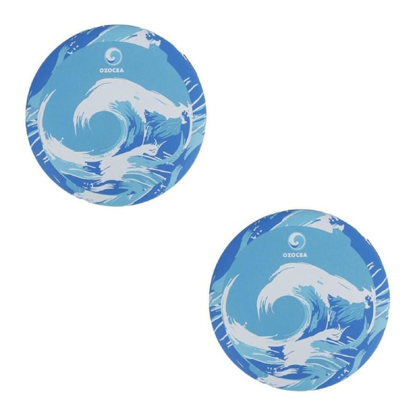 2x Ozocean Oz Ocean Neoprene Flying Speed Disc Outdoor Family Play Toy 23.5cm 3+