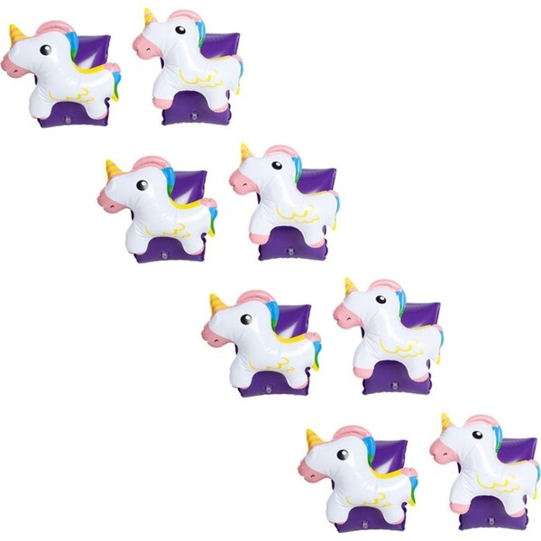 4x Airtime Inflatable Armbands 3D Unicorn Design Kids/Children Play Toy 3-6y