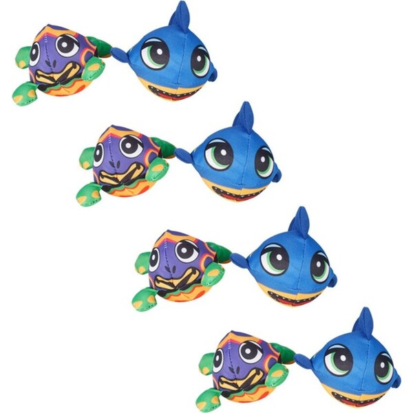 4x 2pcAirtime Water Splash Fish Bombs Assorted Designs Kids Play Toy 20x15cm 3+