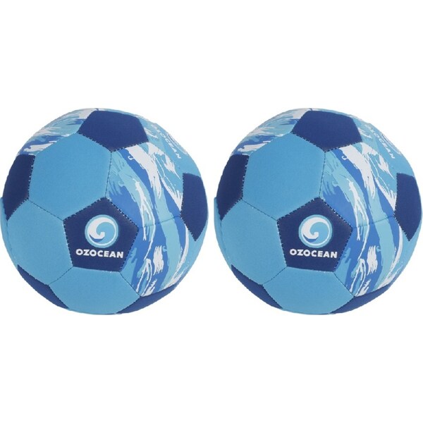 2x Ozocean Oz Ocean Neoprene Outdoor Beach Soccer Activity Fun Play Ball 21cm 3+