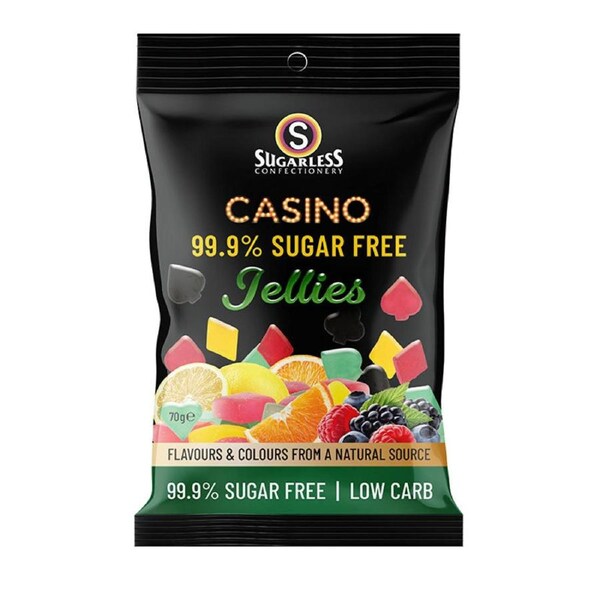 Sugarless Confectionery Casino Jellies 70g