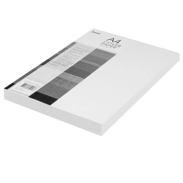 500pc Jasart Double Sided A4 Cover Paper Craft Modelling Sheet 125GSM Black
