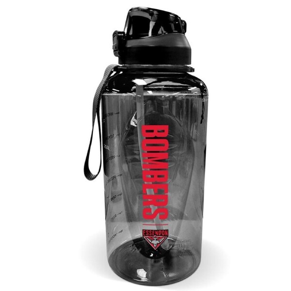 Essendon Bombers AFL Large 3.70L Team Logo Tritan Water Bottle
