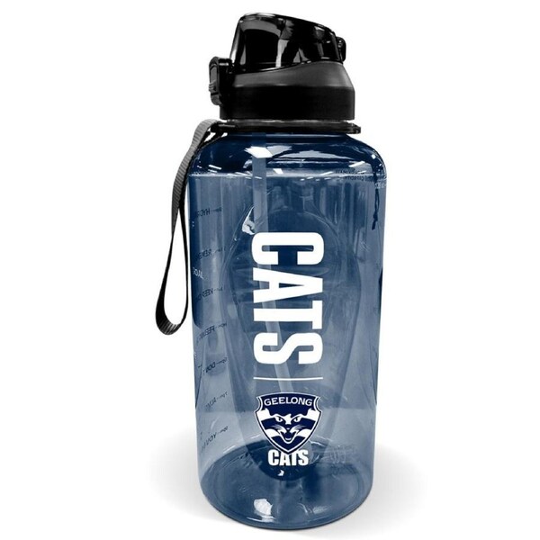 Geelong Cats AFL Large 3.70L Team Logo Tritan Water Bottle