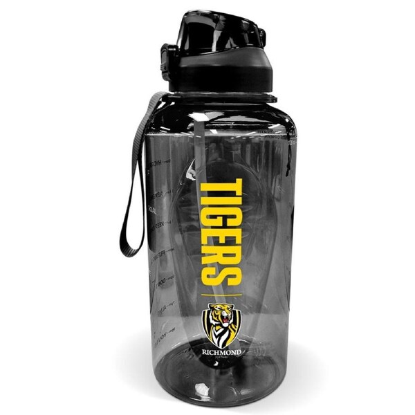 Richmond Tigers AFL Large 3.70L Team Logo Tritan Water Bottle