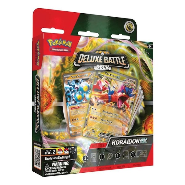 Pokemon TCG Miraidon ex & Koraidon ex Deluxe Battle Decks (pair)