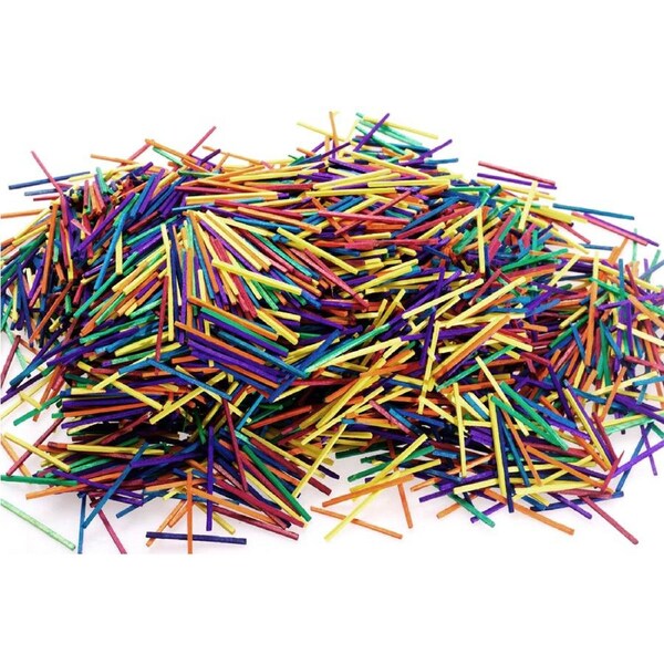 6x4000pc Jasart Wooden Matchsticks Art/Craft DIY Creative Kids Activity Assort