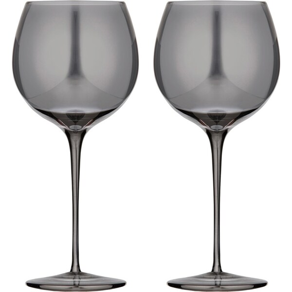 2pc Tempa Verity Gin/Tonic Drink Crystal Glass Home/Barware Premium Set Smoke