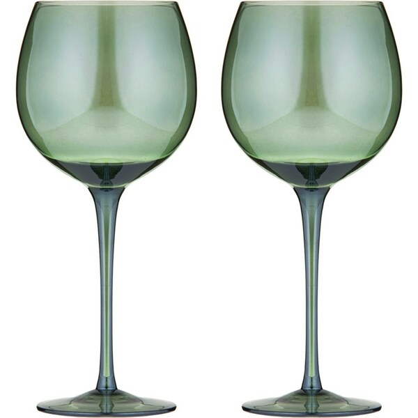2pc Tempa Verity Gin/Tonic Drinking Crystal Glass Home/Barware Premium Set Fern
