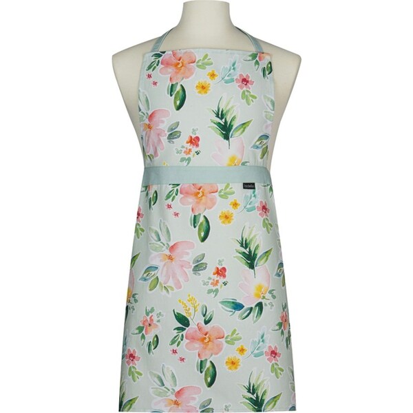 Ladelle Chelsea Kitchen Dining Flower Pattern Cooking Apron/Bib Washable