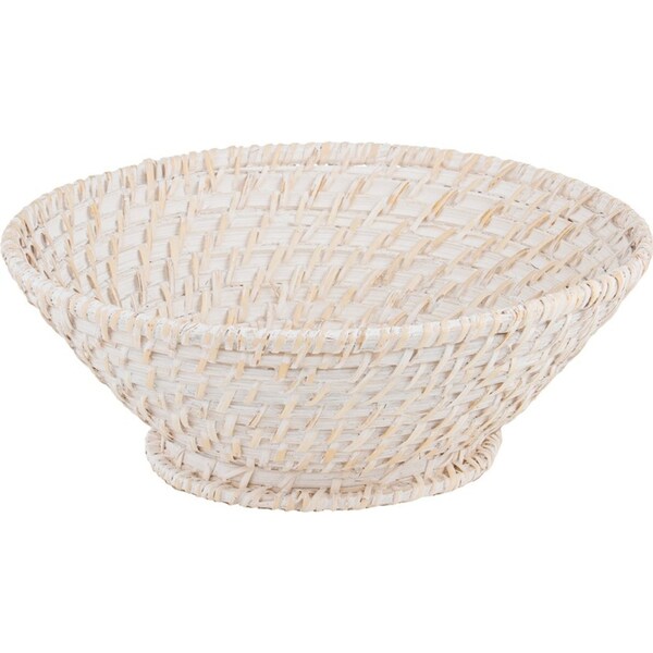 Ladelle Whitehaven Woven Round Taper Bowl Handmade Classic Design Kitchenware
