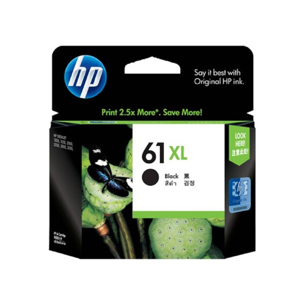 HP 61XL Black Inkjet Print Cartridge