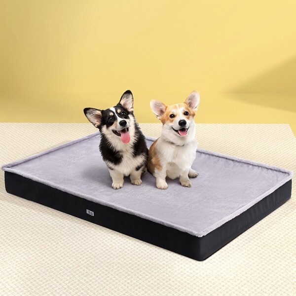 i.Pet Pet Bed Dog Bed Extra Large Mat Grey 120cm