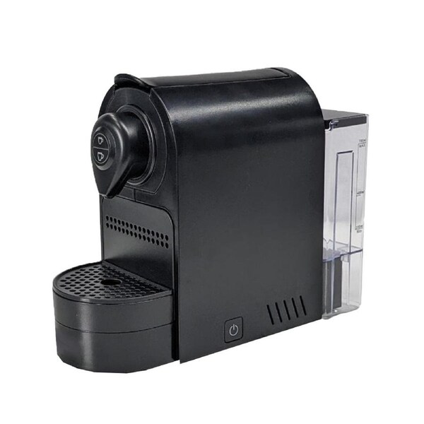 Dolphy Automatic Coffee Machine - 0.8L Water Tank, Compatible with Nespresso Capsules, 1400W, 19 Bar Pressure, Espresso & Lungo Brewing - Black