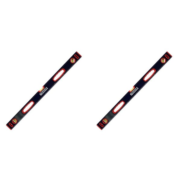 2PK Spear & Jackson Box/Spirit Level 3 Vial 800mm Leveling Ruler Measuring Tool