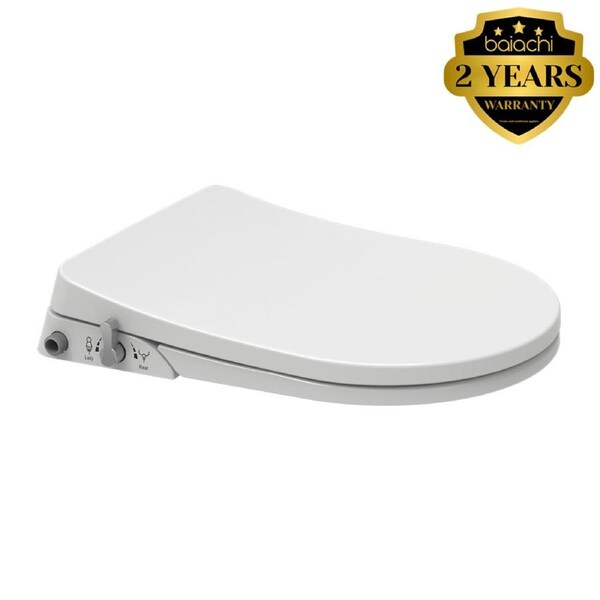 Non-Electric Bidet Toilet Seat Left Entry