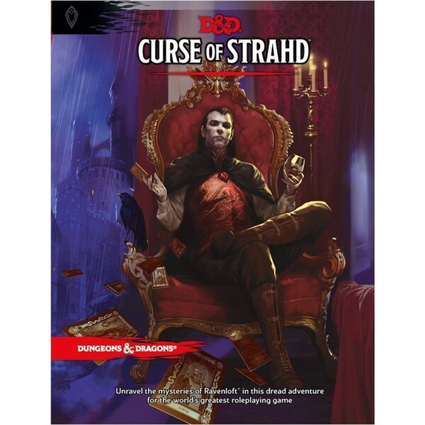 Dungeons & Dragons Curse of Strahd Hardcover Role Playing Expansion Game Book