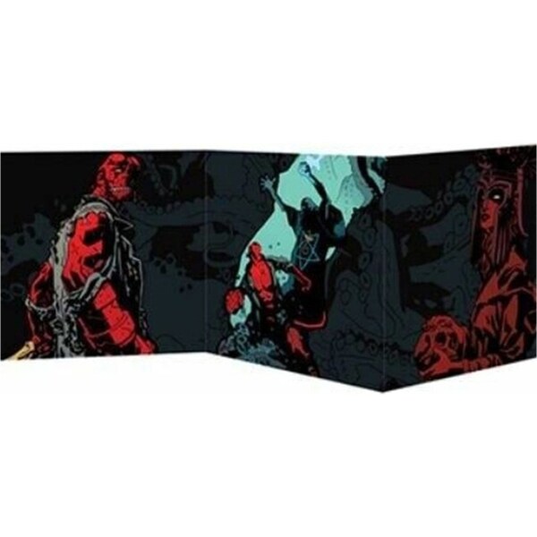 Mantic Games One Hellboy The RPG Four-Panel Design Game Master Tabletop Screen