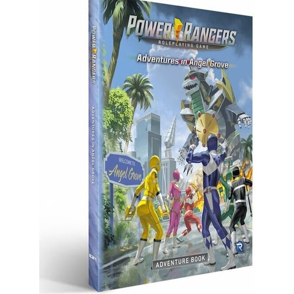 Renegade Game Studios Power Rangers Adventures in Angel Grove Roleplaying Book