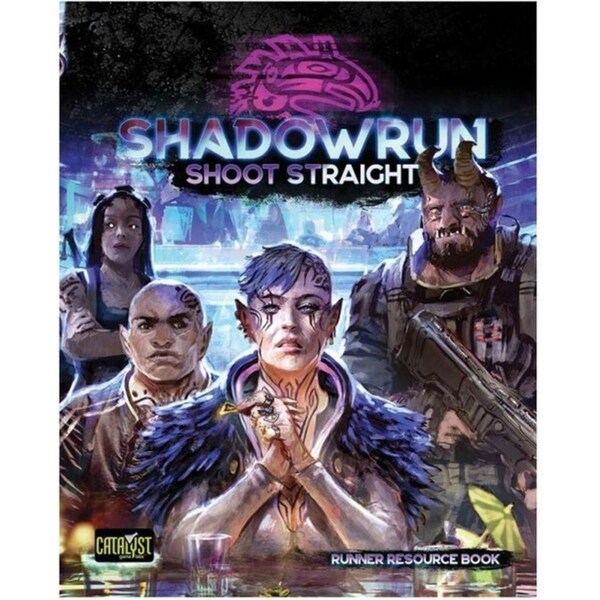 Catalyst Game Labs Shadowrun Roleplaying Game Shoot Straight Guide Rule Book