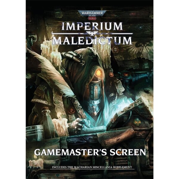 Warhammer 40,000 Imperium Maledictum Gamesmaster Screen Role Playing Game Book