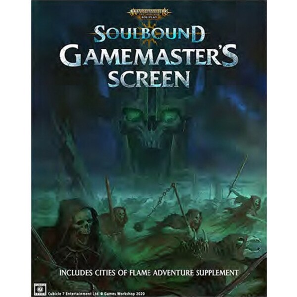 Warhammer Age Of Sigmar Fantasy RPG AOS Soulbound Game Master Screen Accessories