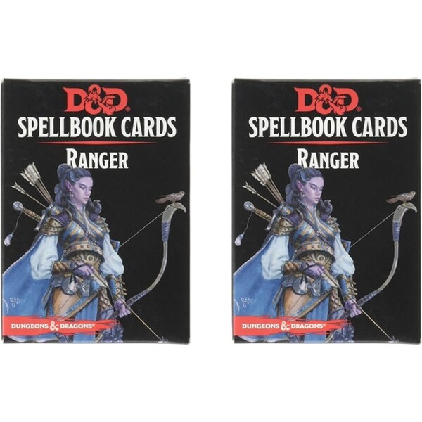 2x Dungeons & Dragons Spellbook Cards Ranger Deck Roleplaying Novelty Game 12y+
