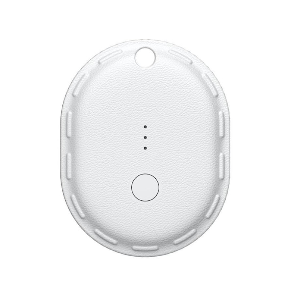 Laser Mini Smart Tag Bluetooth Tracker, Works with Apple Find My, IPX7 Waterproof, Replaceable Battery, Track and Locate Keys, Bags, Luggage, and More (White)