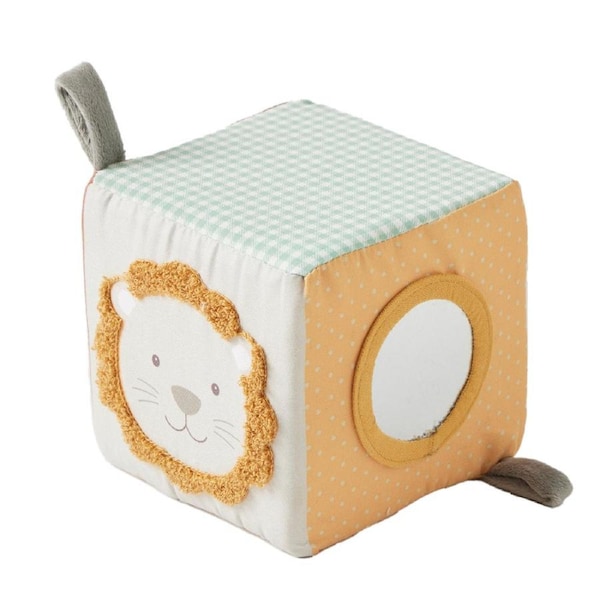 Jiggle & Giggle Plush Safari Block Baby/Toddler Activity Sensory Playing Toy