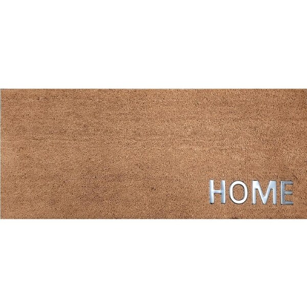 Solemate PVC Coir Steel Home 45x110 Outdoor Doormat Non-Slip Rectangle