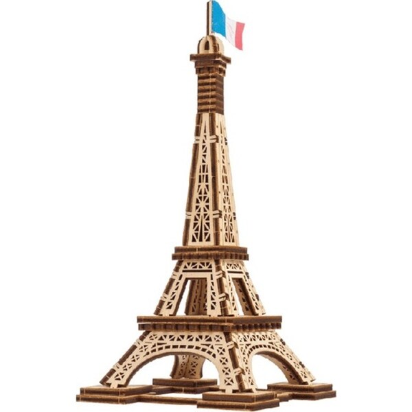 Ugears Paris Tower Wooden 3D Puzzle Building Educational Toy 14y+