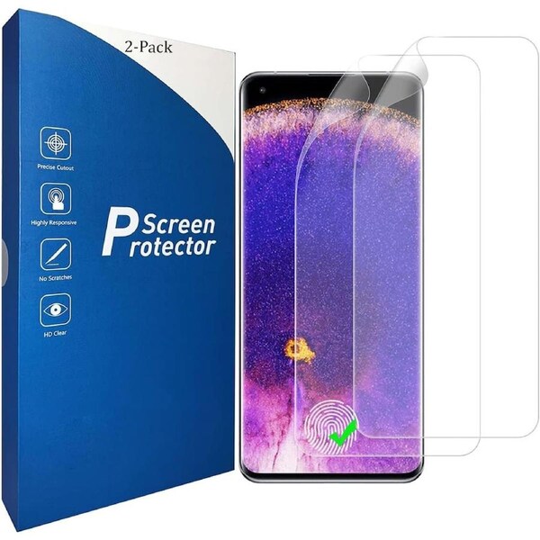 [2-Pack] Hydrogel Screen Protector for Samsung Galaxy S22 5G supports Fingerprint Unlock Flexible TPU-For S22 5G
