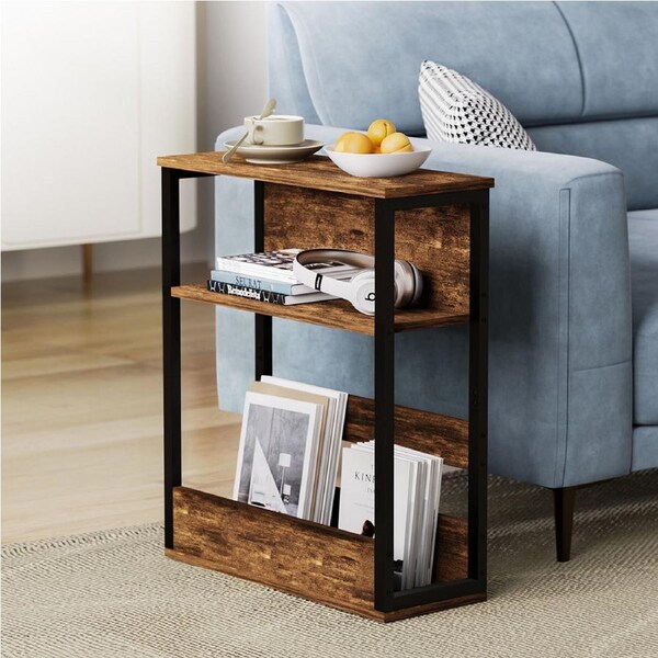 Levede Coffee End Table Sofa Over Bedside Table Laptop Shelf Desk Storage Unit