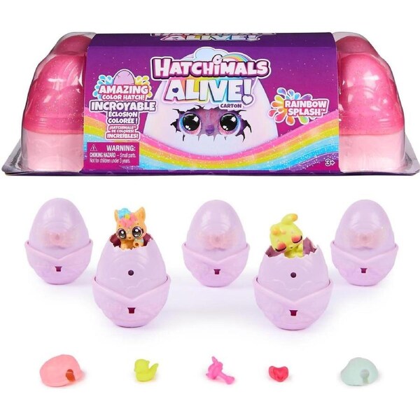 Hatchimals Alive - Rainbow Splash Egg Carton