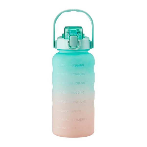 h2 hydro2 Jumbo Water Bottle 2L - Pastel Green