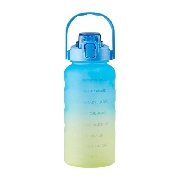 h2 hydro2 Jumbo Water Bottle 2L - Pastel Blue