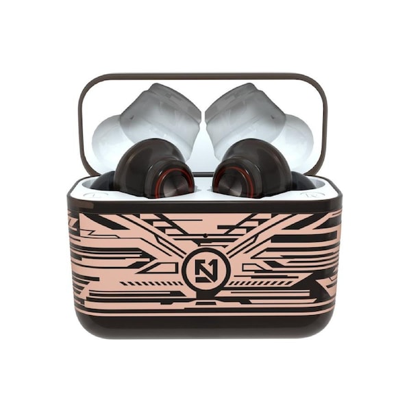 TS-200 Bluetooth-compatible 5.0 Earphones Noise Reduction In-ear Wireless HiFi Stereo Headsets with Mic for Sport-Black