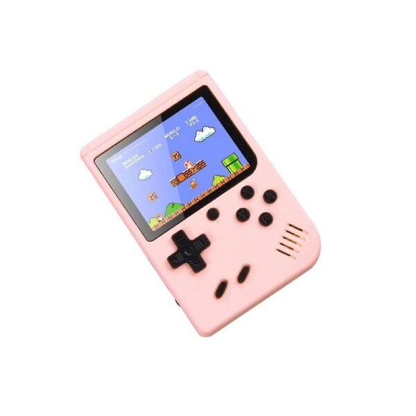 Built-in 500 Kinds of Games Portable Retro Handheld Game Console-Pink