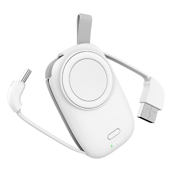 S2 ic Wireless Charger for Apple Watch Series Charging Pad 1200mAh Cell Phone Power Bank with