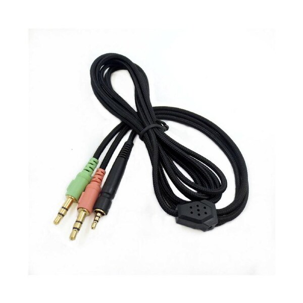 Replacement Audio Upgrade Cable Wide Sound Filed Wire for Sennheiser G4ME ONE GAME ZERO 373D GSP 350