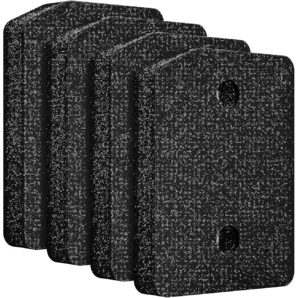 Miele T1 Dryer Replacement Filter Set - Fine/Coarse Filters (4-Pack) - 9164761, Compatible with T1 Tumble Dryers, 207 x 157 x 30 mm