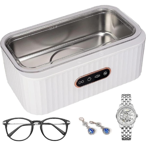 Ultrasonic Cleaner 400ml, 45khz Professional Ultrasonic Cleaner With 4 Cleaning Modes, Touch Function, Stainless Steel Ultrasonic Tray